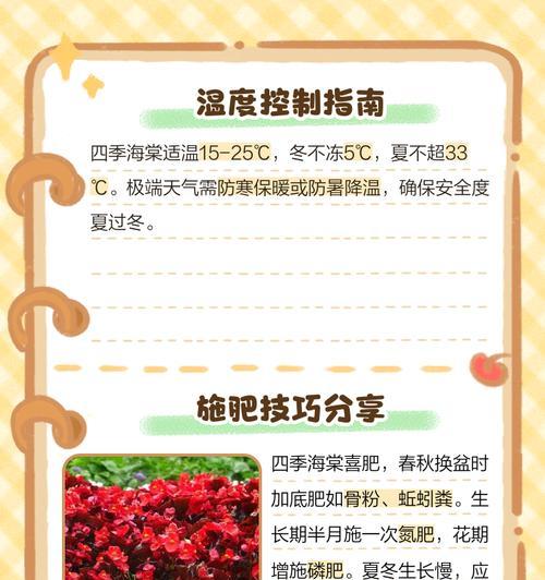 海棠的阳光之舞(太阳的照耀下,海棠绽放绚丽的色彩)